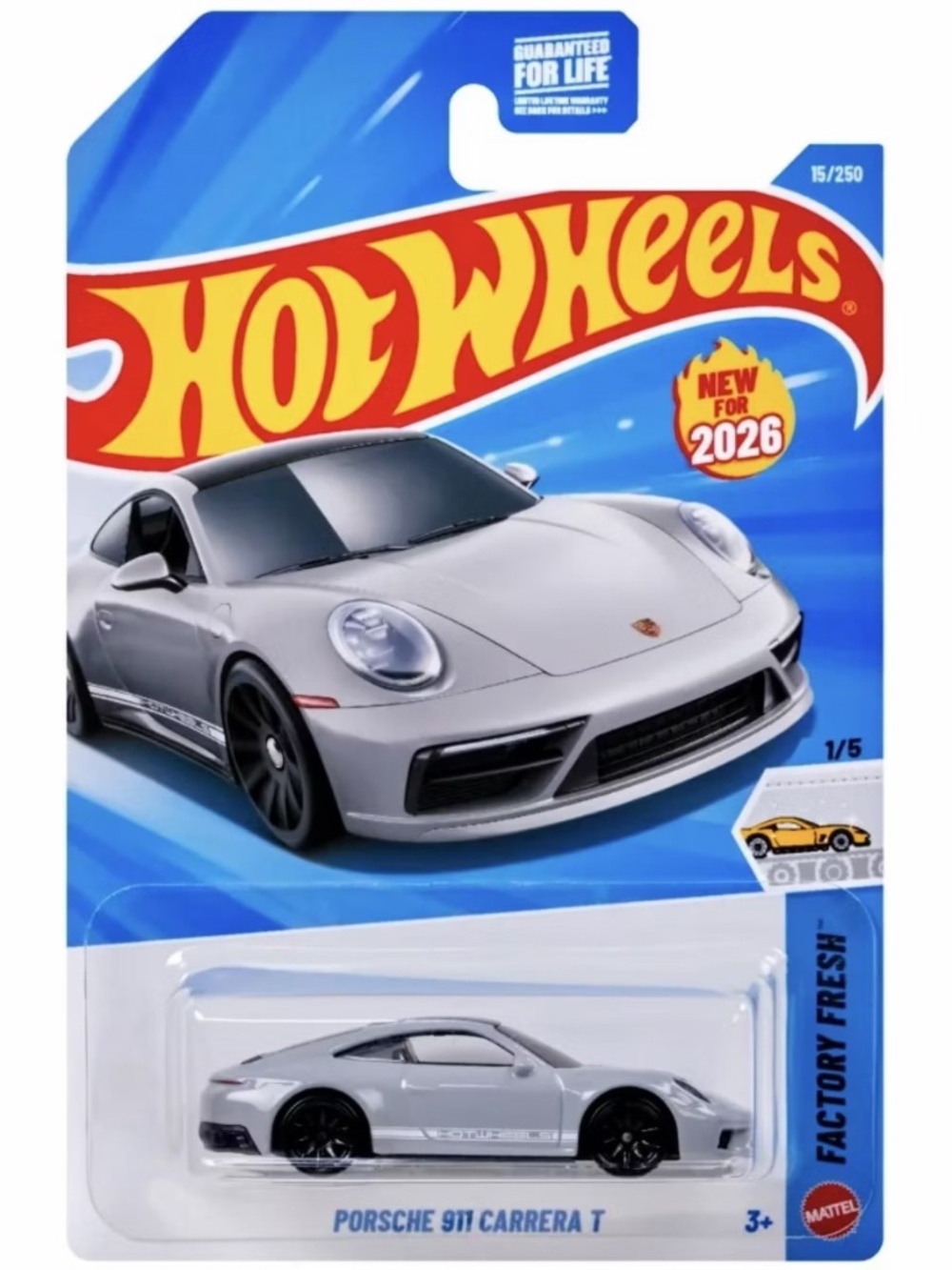 Hot Wheels Porsche 911 Carrera T Factory Fresh New 2026
